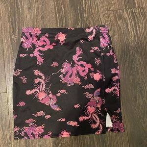 dragon design skirt